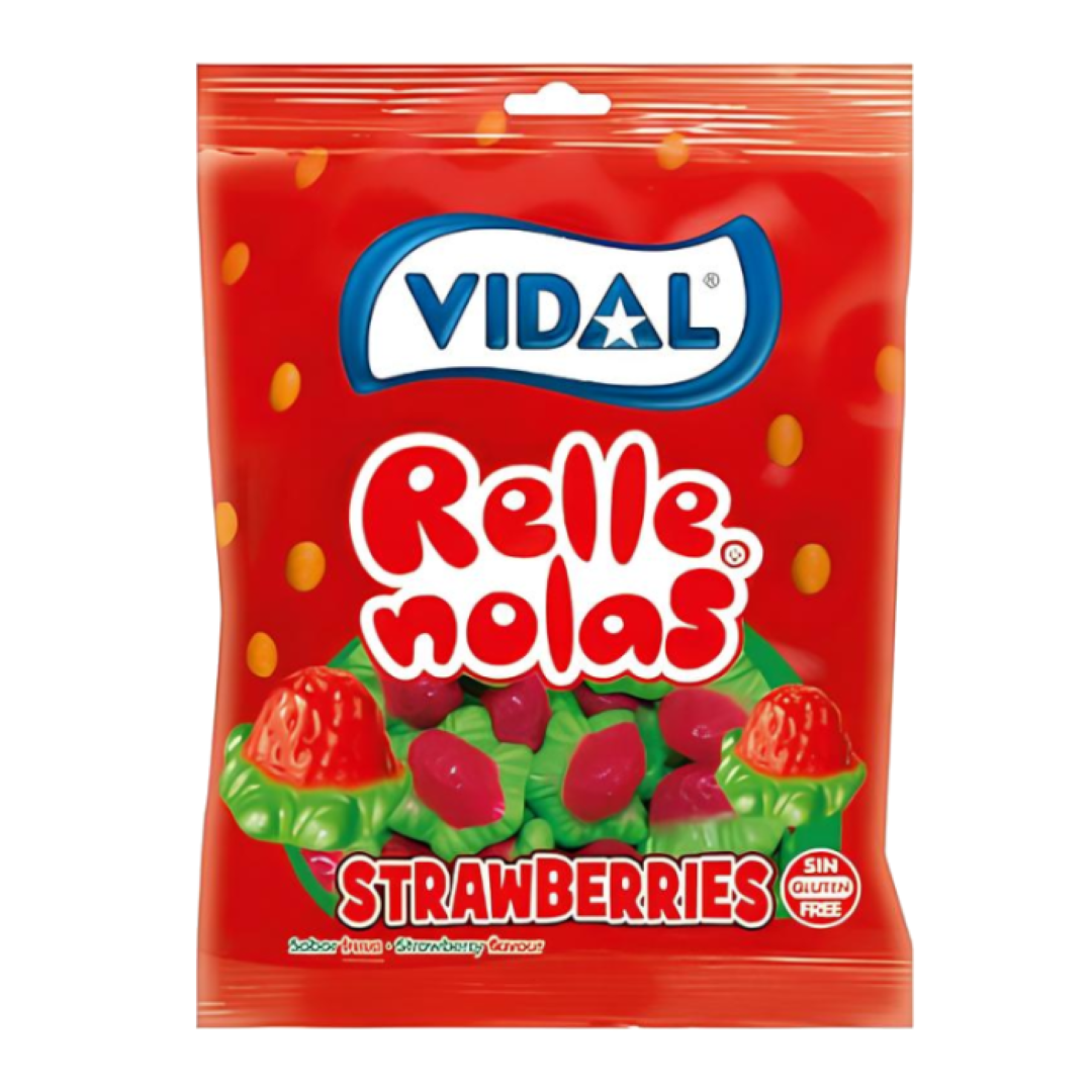 VIDAL SOUR STRAWBERRY BELTS 90G
